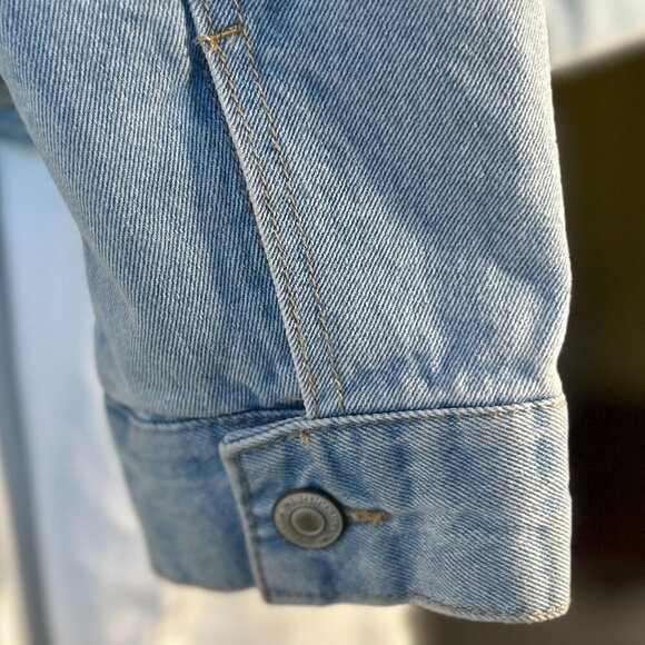 Sunrise Kingdom SZ L Denim jean jacket Sherpa Essential Western Timeless Ranch - Picture 6 of 10